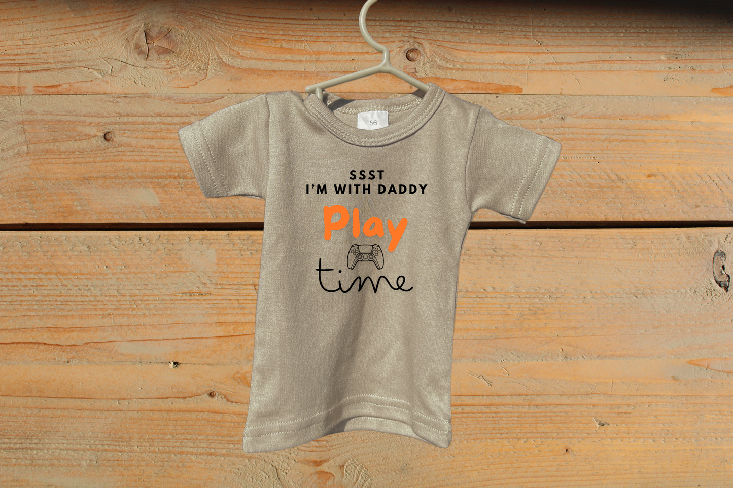 T-Shirt: SSST I'm with daddy, Play Time