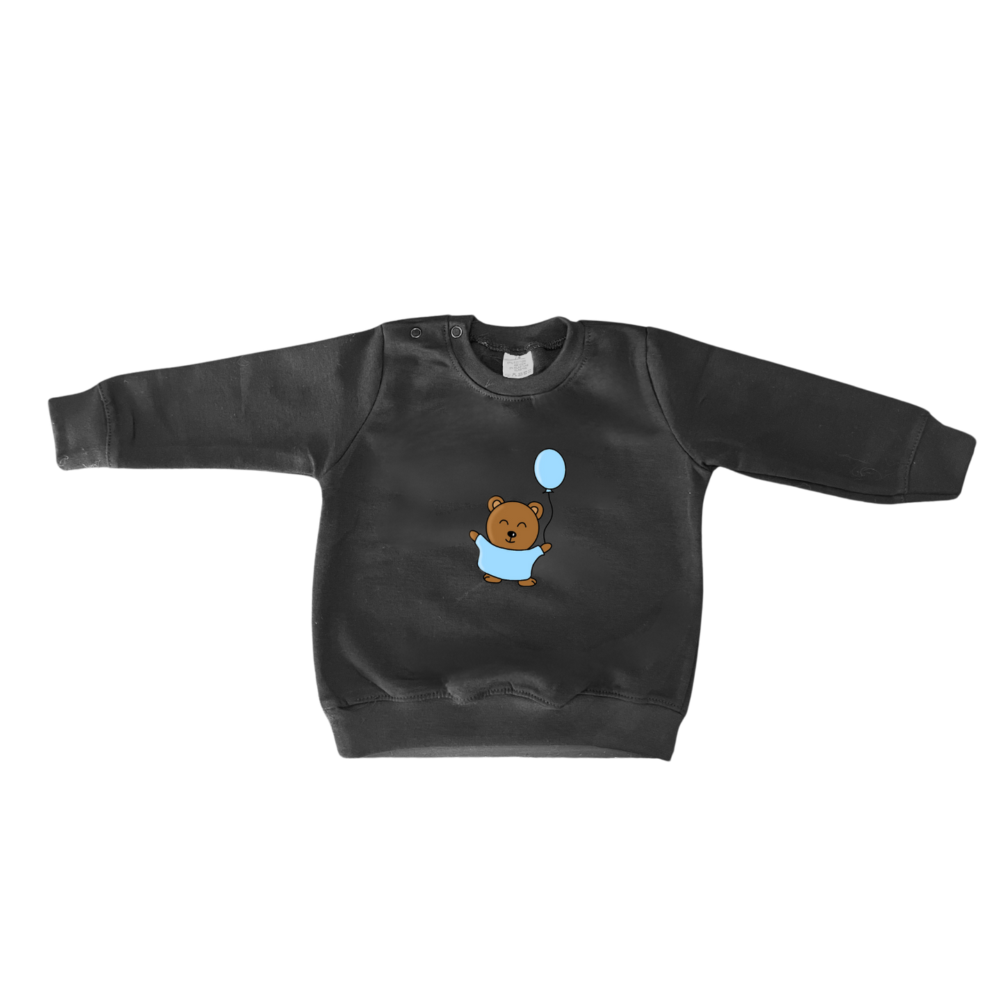 Sweater 'Little Baby Bear' met ballon Blauw