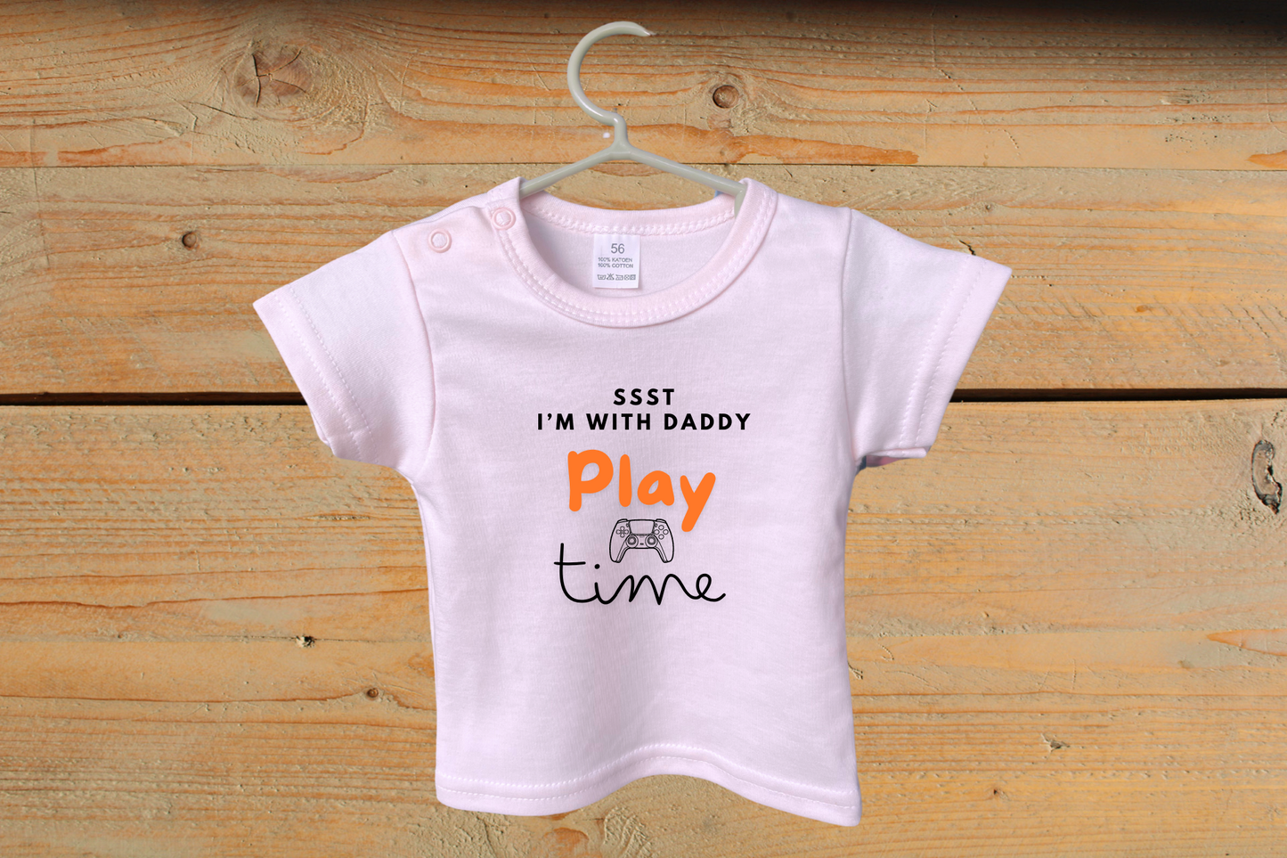 T-Shirt: SSST I'm with daddy, Play Time