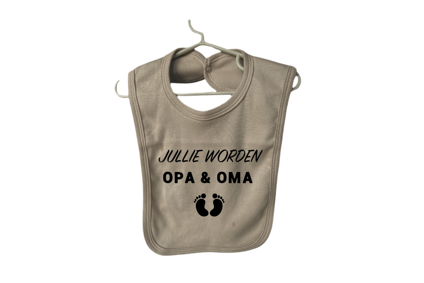 Slabbetje: Jullie worden Opa & Oma