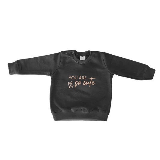 Sweater: 'You are so cute'