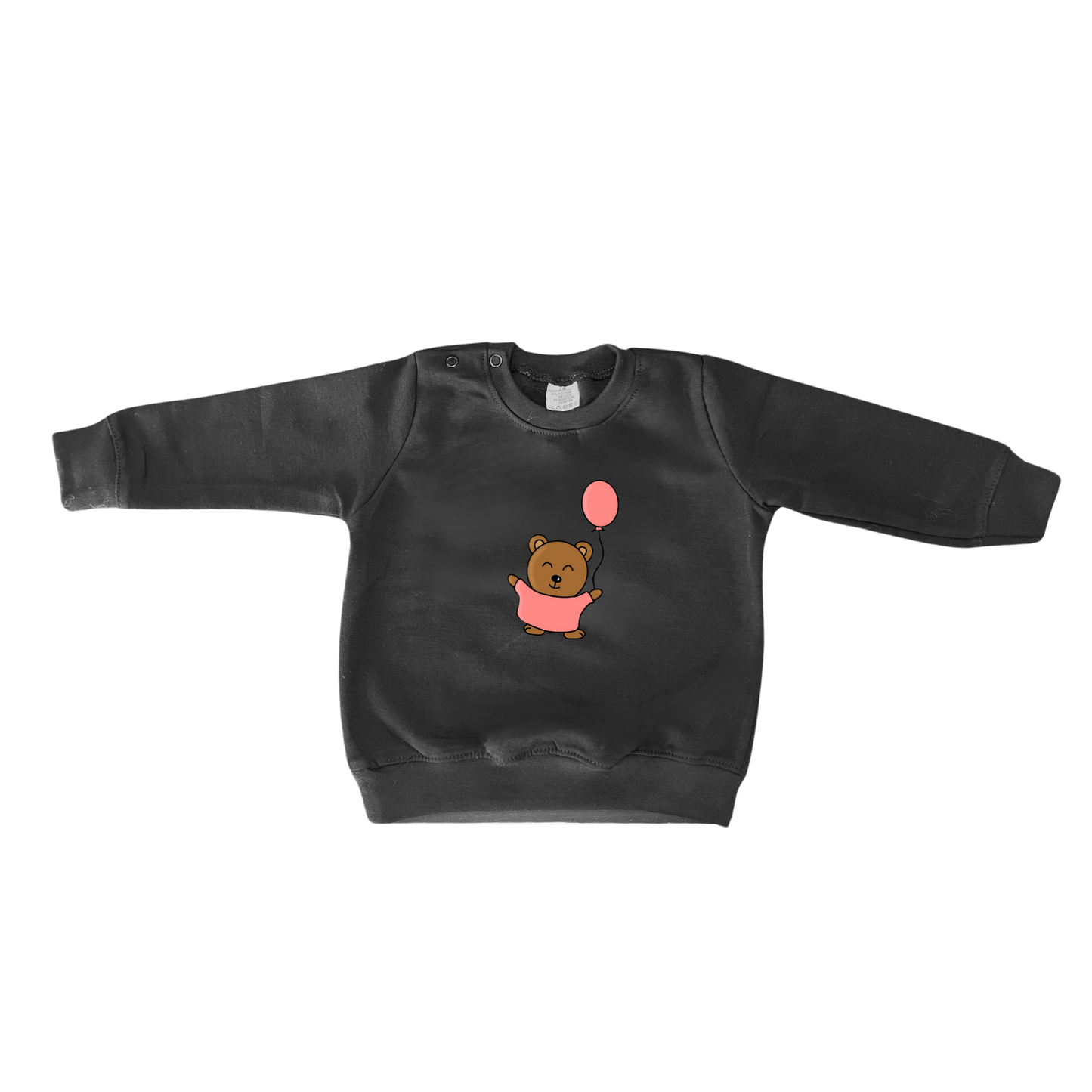 Sweater 'Little Baby Bear' met ballon Rood