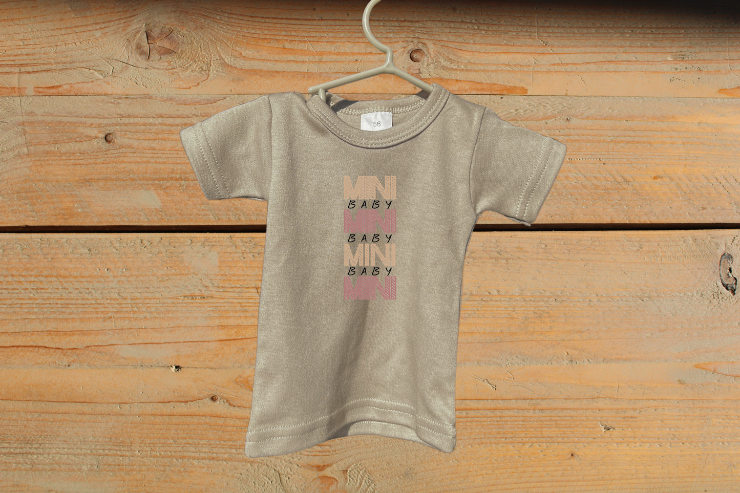 T-Shirt: Mini Baby - Rood