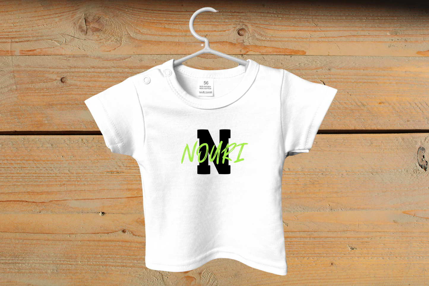 T-shirt met Naam Groen