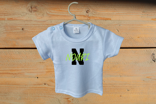 T-shirt met Naam Groen