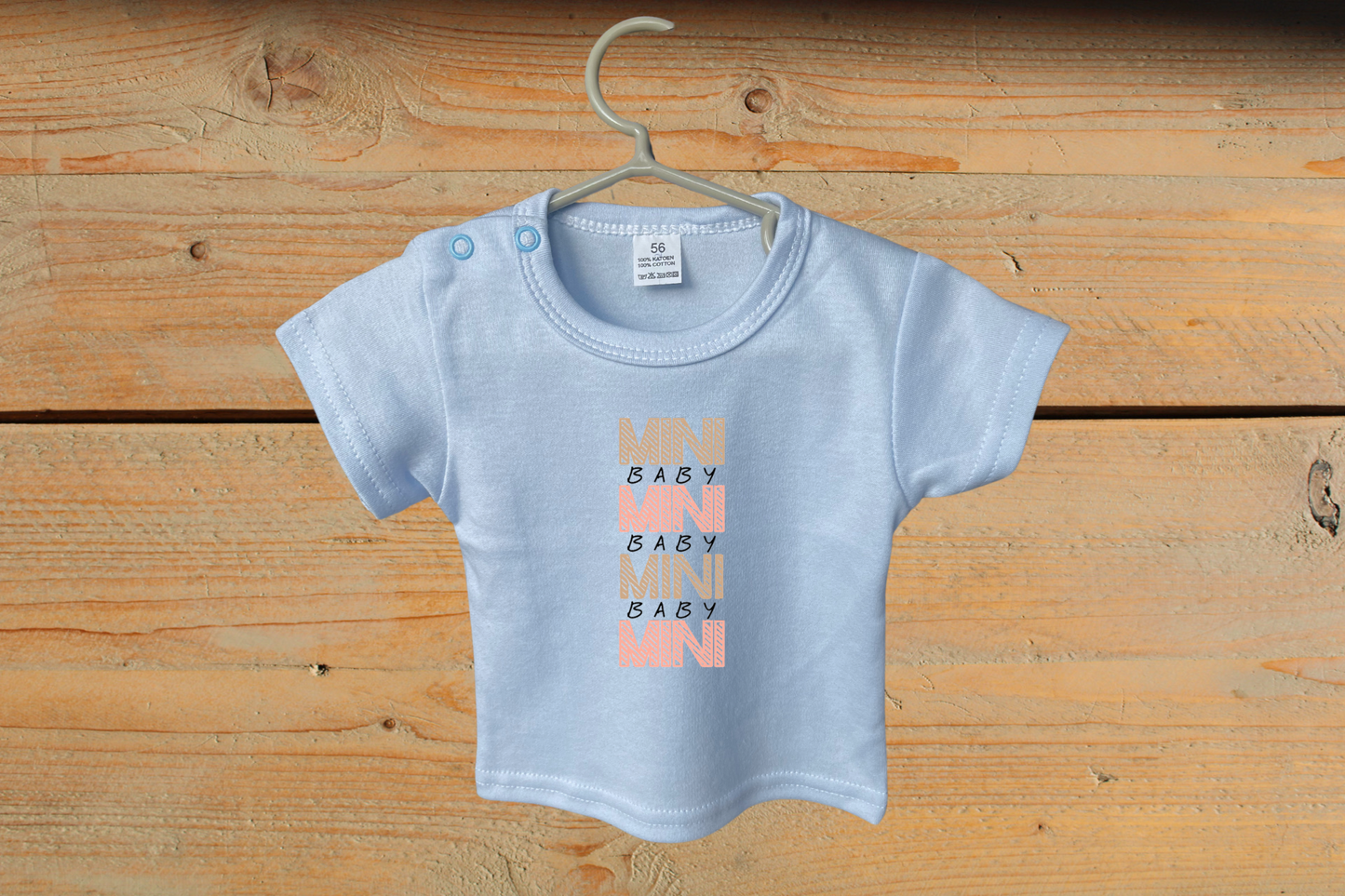 T-Shirt: Mini Baby - Roze