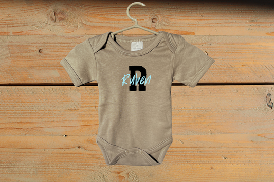 Rompertje 'Gepersonaliseerd naam Blauw'